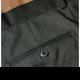 VD148 Vest đen sọc nhuyễn 1 nút (bộ) #3